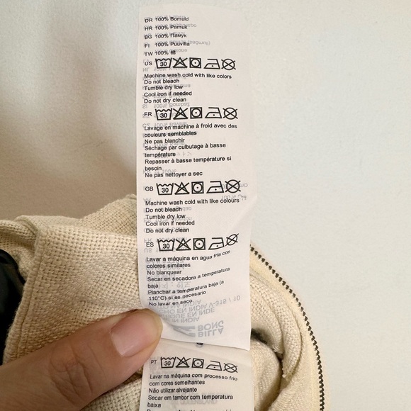 Billabong Textured Cotton Paperbag Shorts - Picture 8 of 8